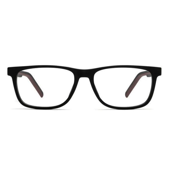 HUGO HG-1048 Eyeglasses BLX-MT-BLK-RD 57mm